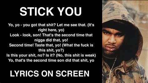 stick you lyrics